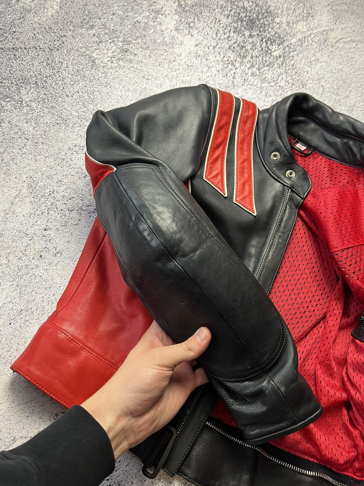 Vintage Vintage Sport Selection By Polo Leather Motorcycle Jacket Size S / US 4 / IT 40 - 22 Thumbnail