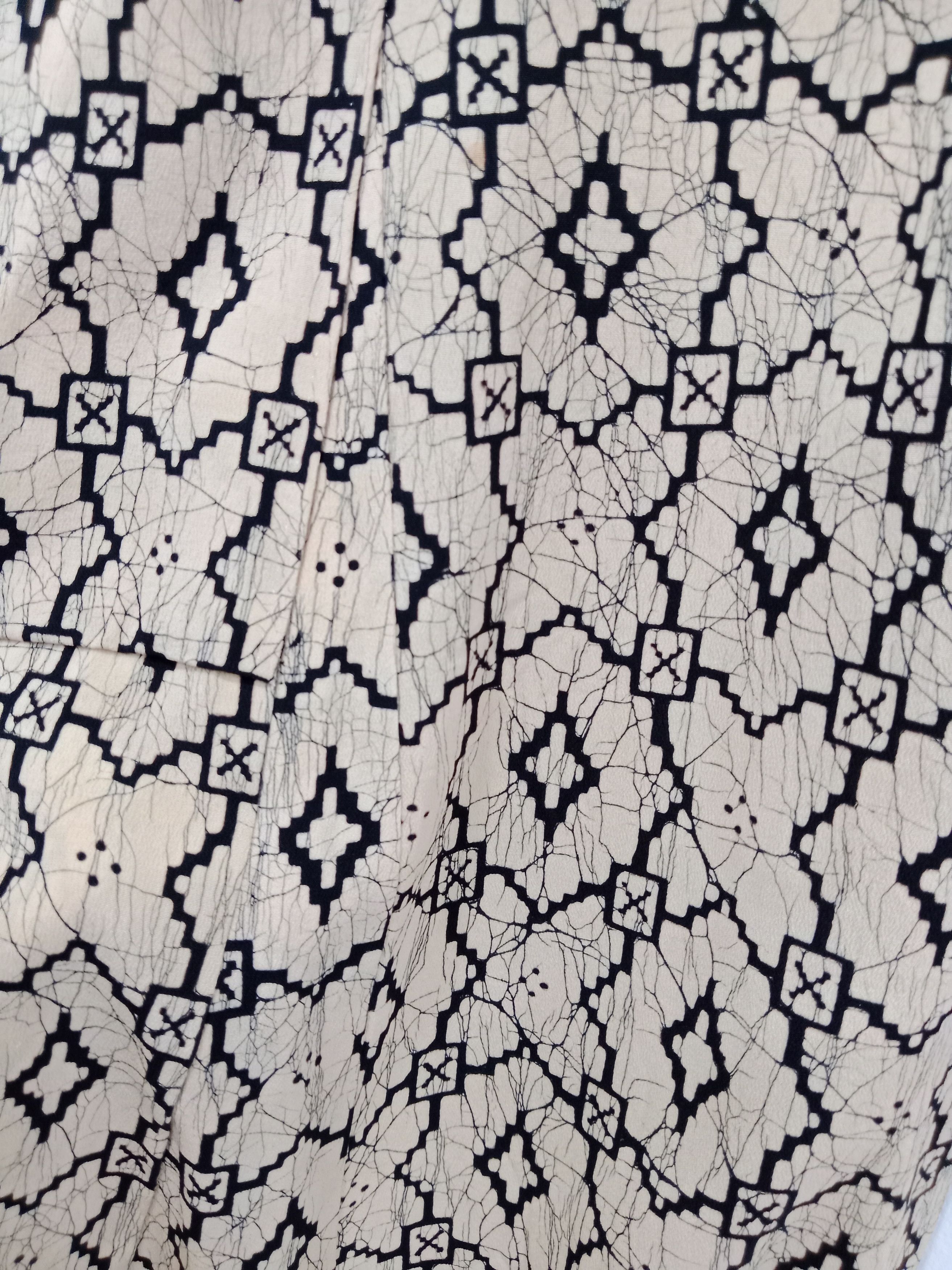 Komono Vintage Yukata Kimono Nice Motif Japanese Traditional Wear Size L / US 10 / IT 46 - 8 Thumbnail