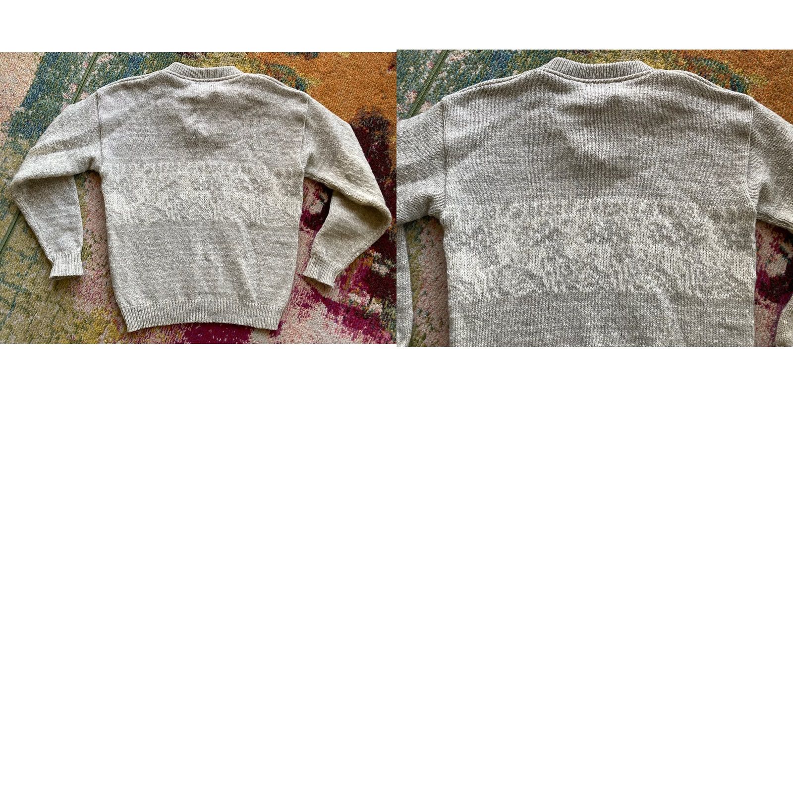 Eddie Bauer VINTAGE Eddie Bauer Sweater Mens M Henley Fair Isle Wool USA Made Size US M / EU 48-50 / 2 - 9 Thumbnail