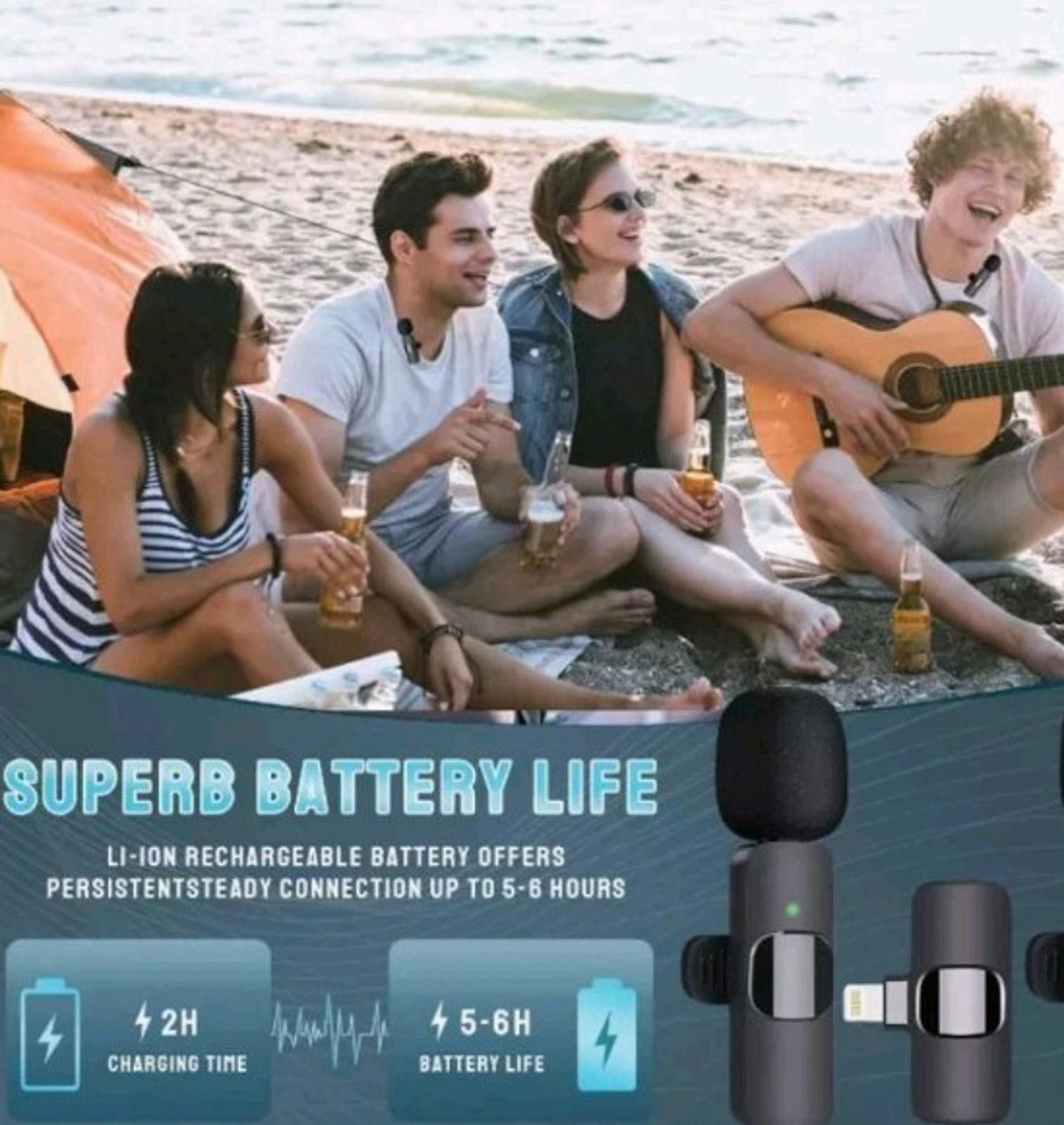 Other Lavalier Wireless Microphone for Audio Video Recording Size ONE SIZE - 6 Thumbnail