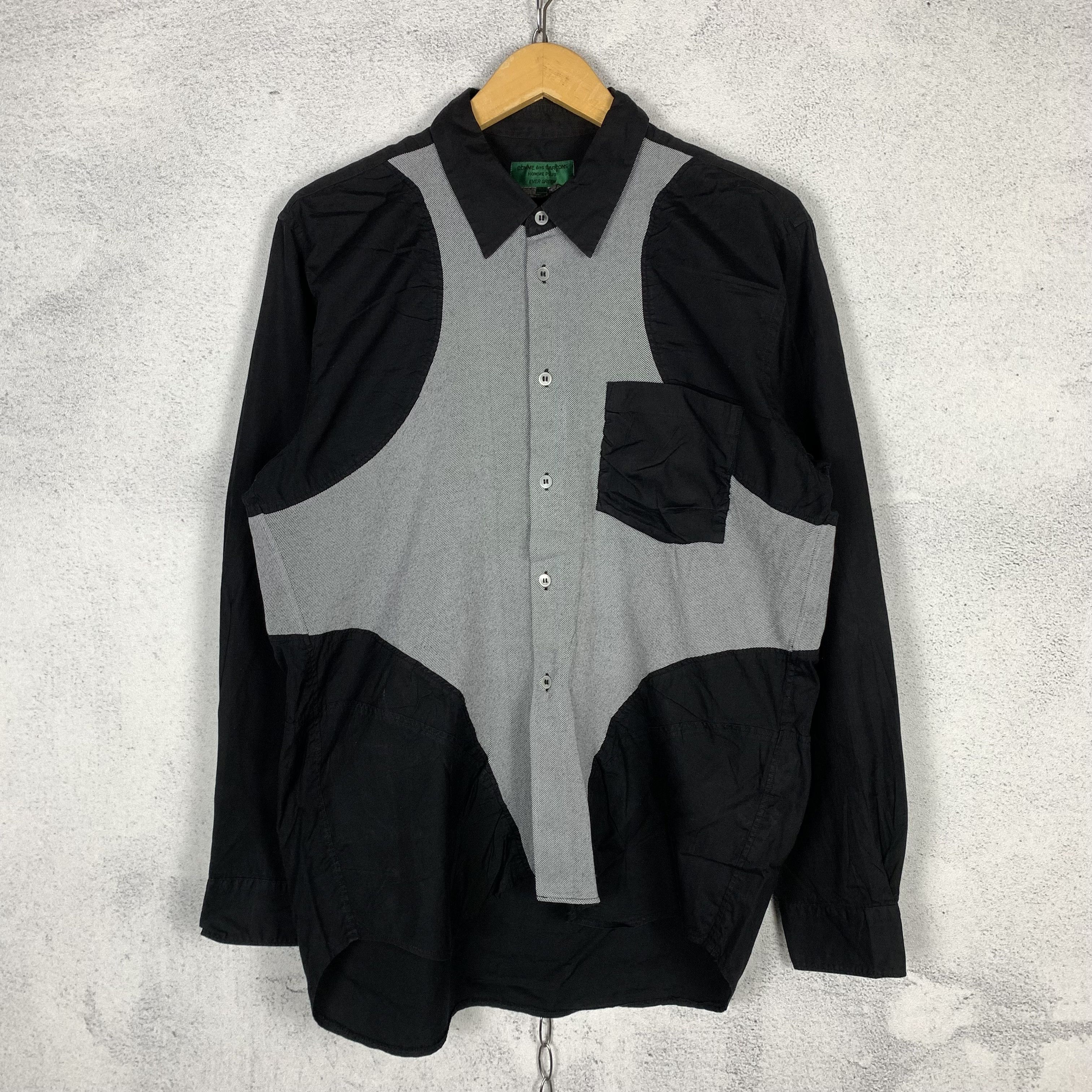 Comme des Garcons CDG Homme Deux Shirt Black Size US M / EU 48-50 / 2 - 1 Thumbnail