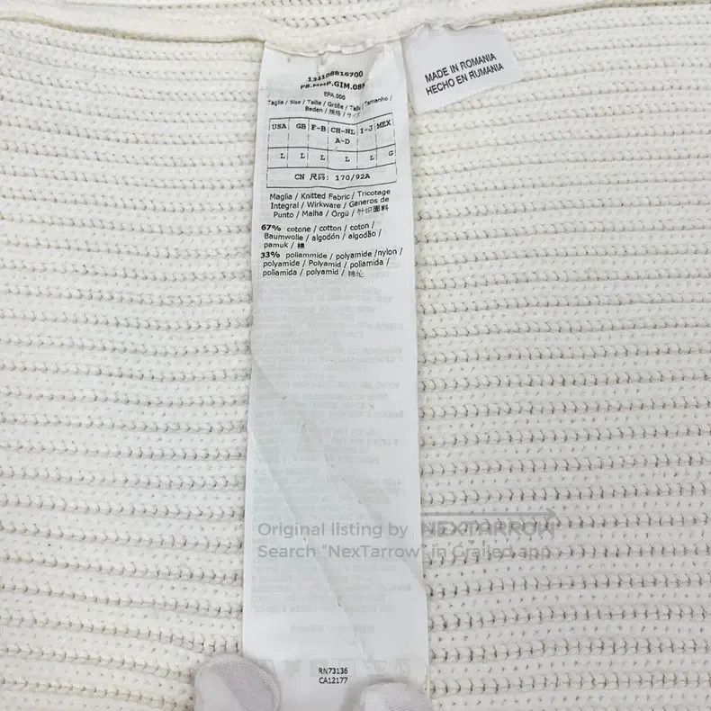 Max Mara Max Mara White Cotton Hooded Belted Knit Cardigan Coat Size L / US 10 / IT 46 - 6 Thumbnail