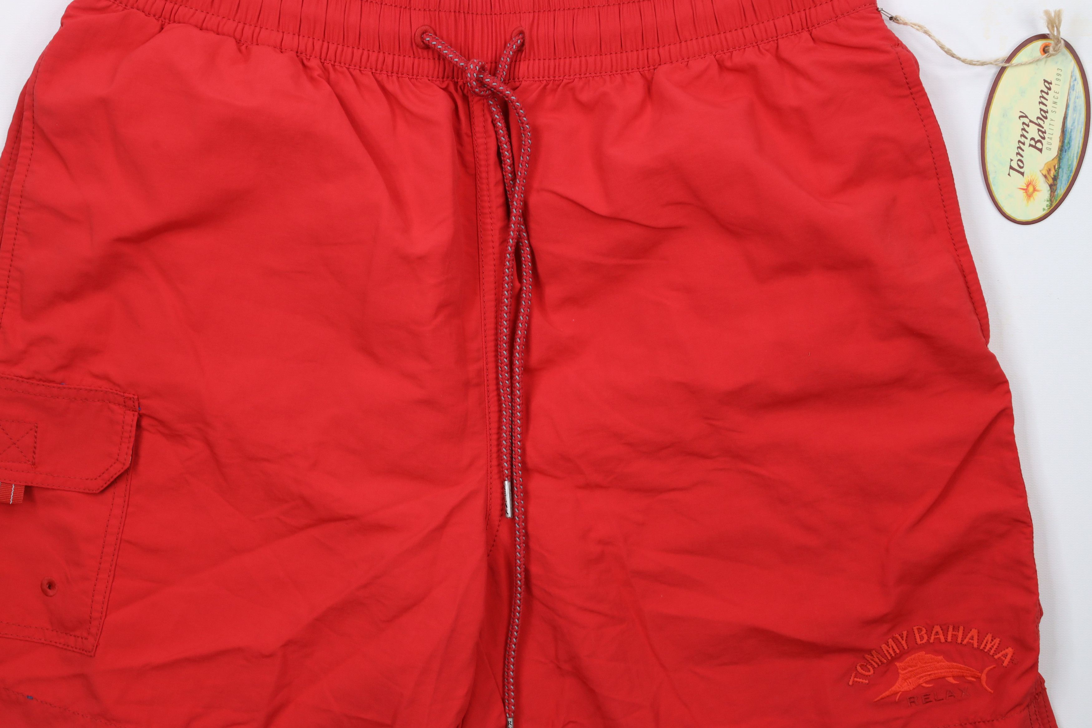 Tommy Bahama × Vintage New Sample Tommy Bahama Relax Lined Shorts Swim Trunks Red Size US 32 / EU 48 - 3 Thumbnail