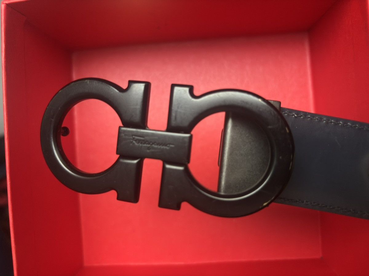 Salvatore Ferragamo FERRAGAMO Double Gancini Belt Size 30 - 4 Thumbnail