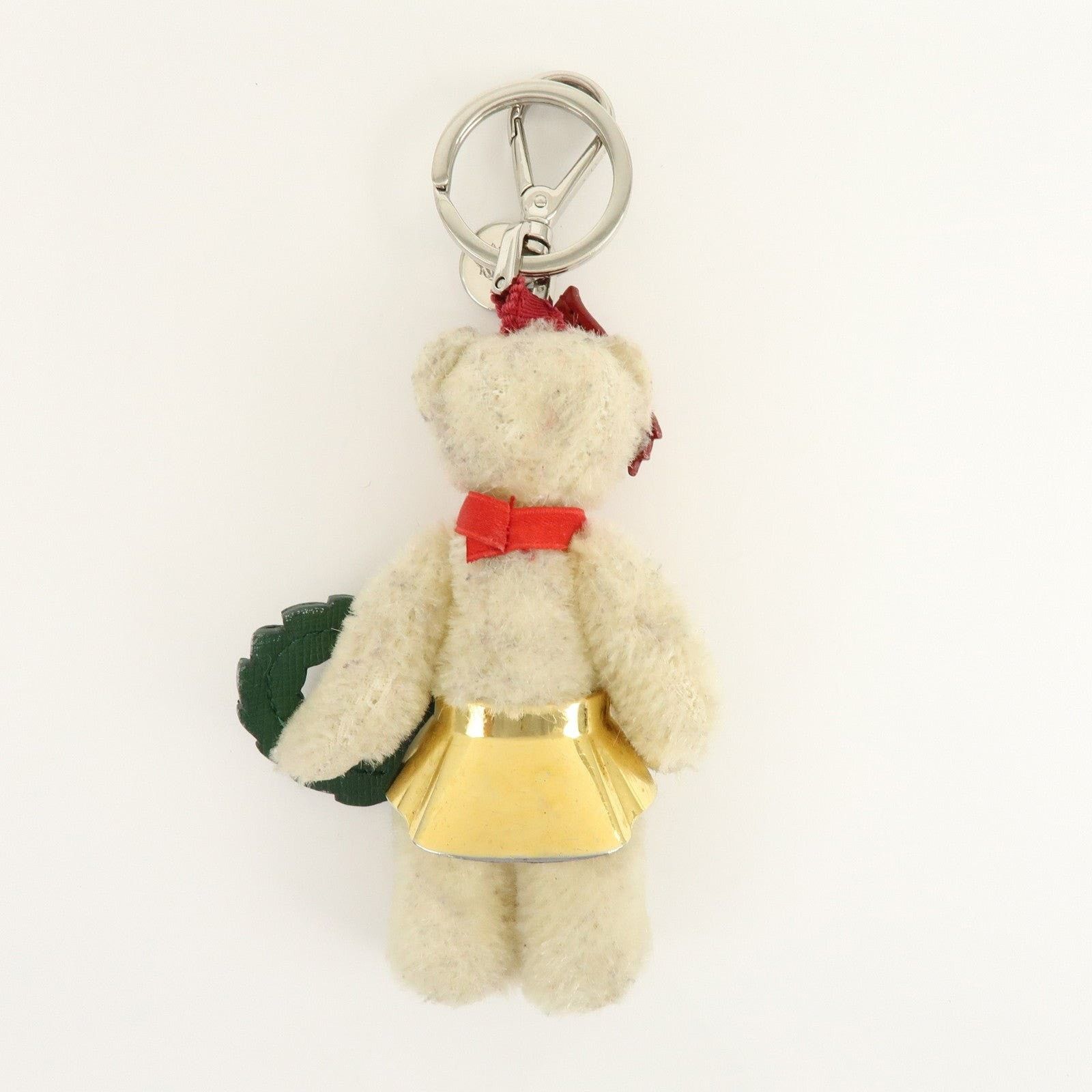 Prada Prada Bear Motif Key Holder Acrylic Charm Beige Size ONE SIZE - 2 Thumbnail