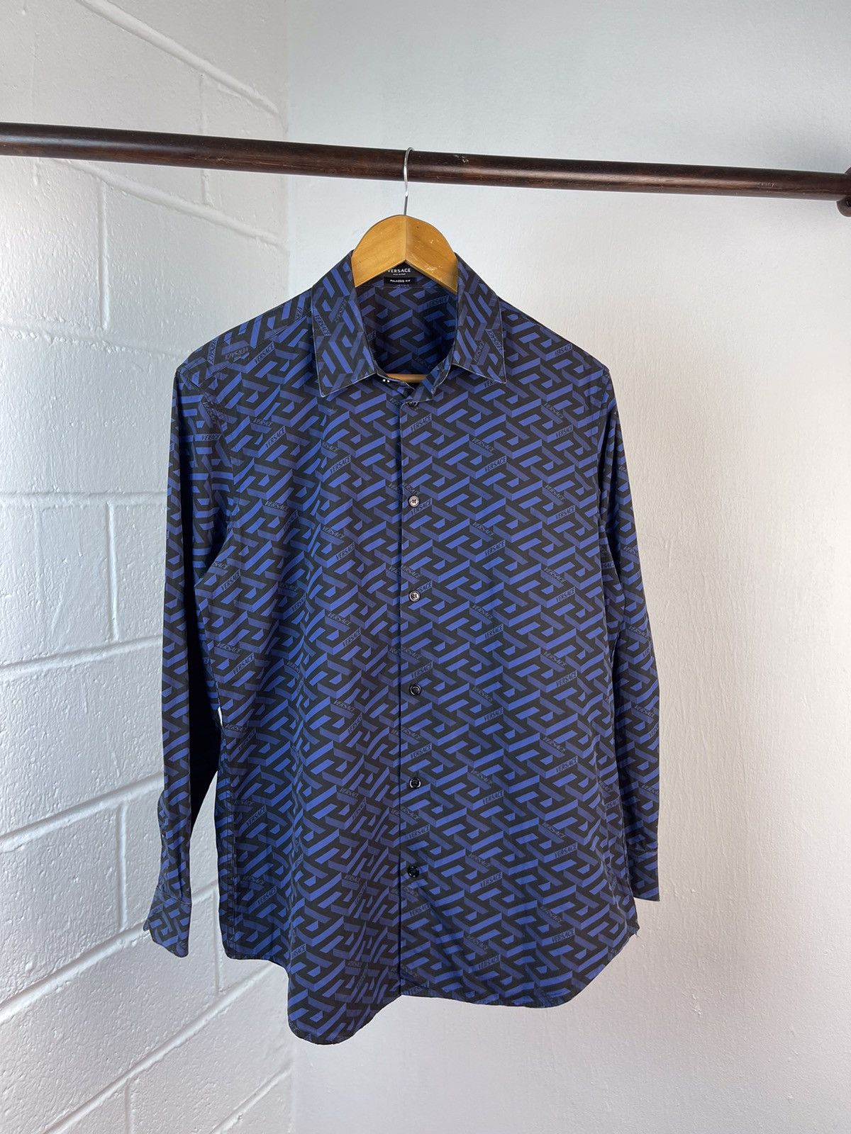 Versace La Greca Button Up