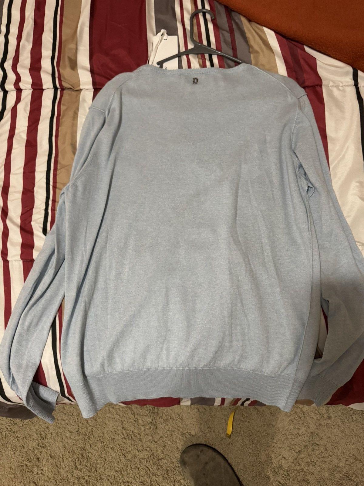 Dondup Dondup sweater in light baby blue size L Size US M / EU 48-50 / 2 - 8 Thumbnail