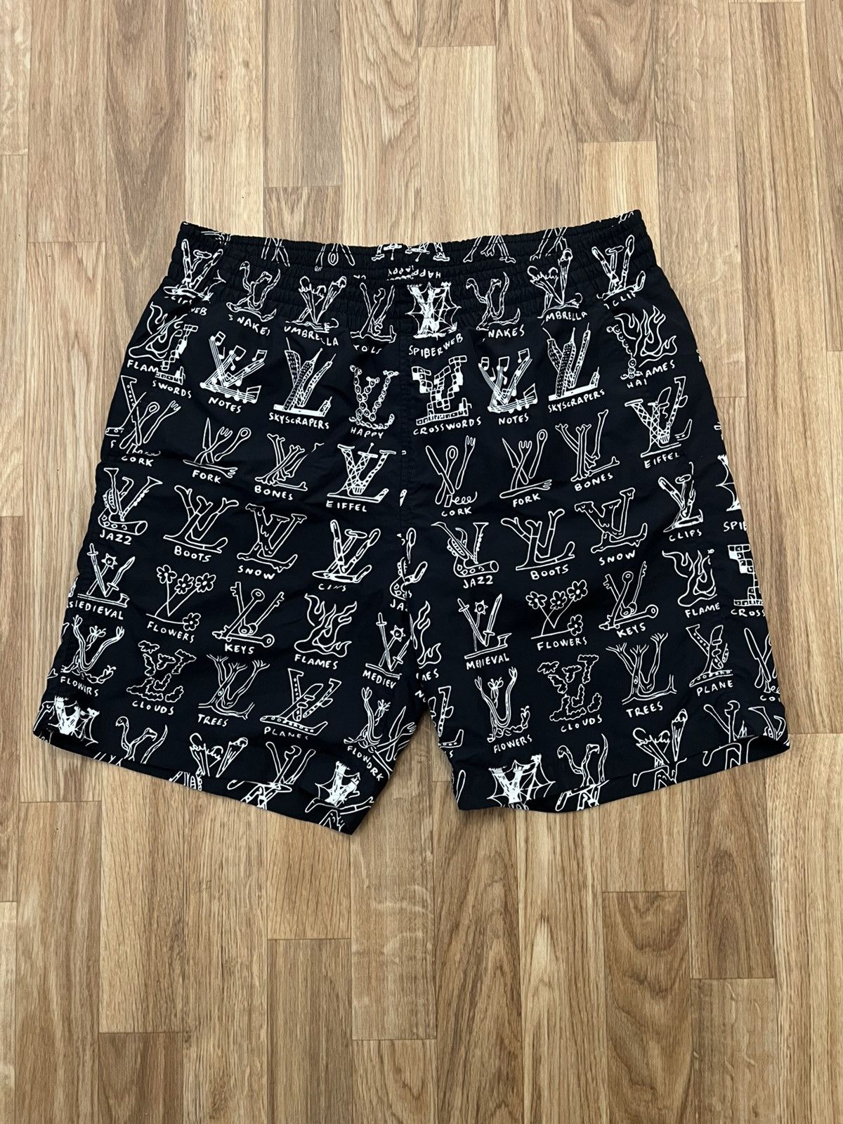 ルイ13世1piu1uguale3 BANDANA SHORTS ルイ13世1piu1uguale3 BANDANA SHORTS BANDANA SHORTS［BLACK