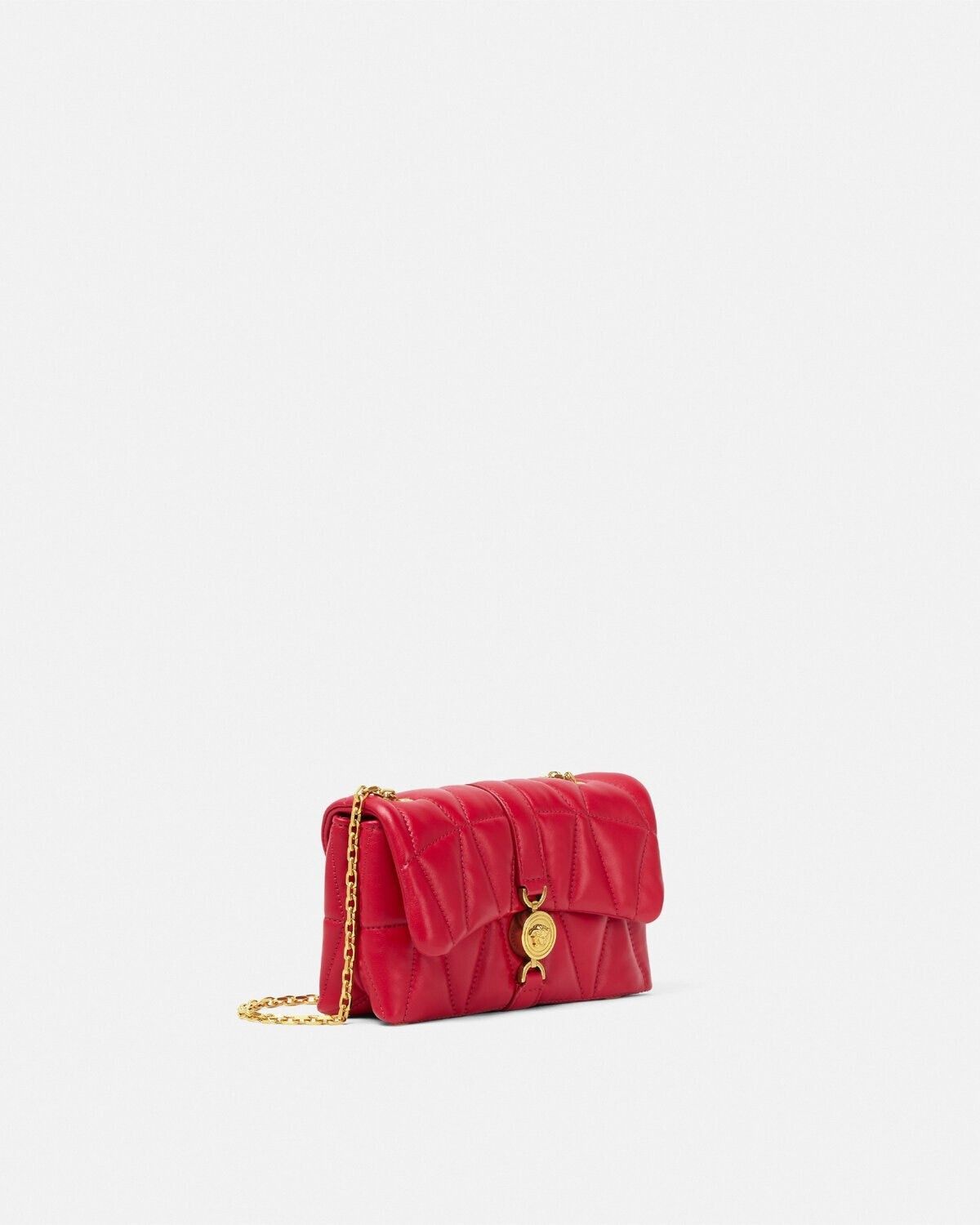 Versace VERSACE Kleio Mini Red Quilted Leather Shoulder Bag Size ONE SIZE - 2 Thumbnail
