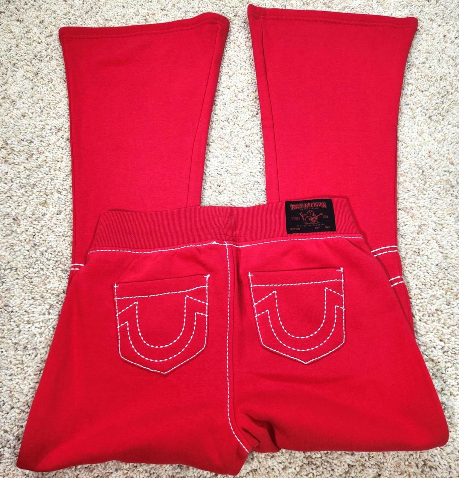True Religion NEW True Religion Pull-On Flare Jeans Red Anniversary Small Size 28" / US 6 / IT 42 - 1 Thumbnail