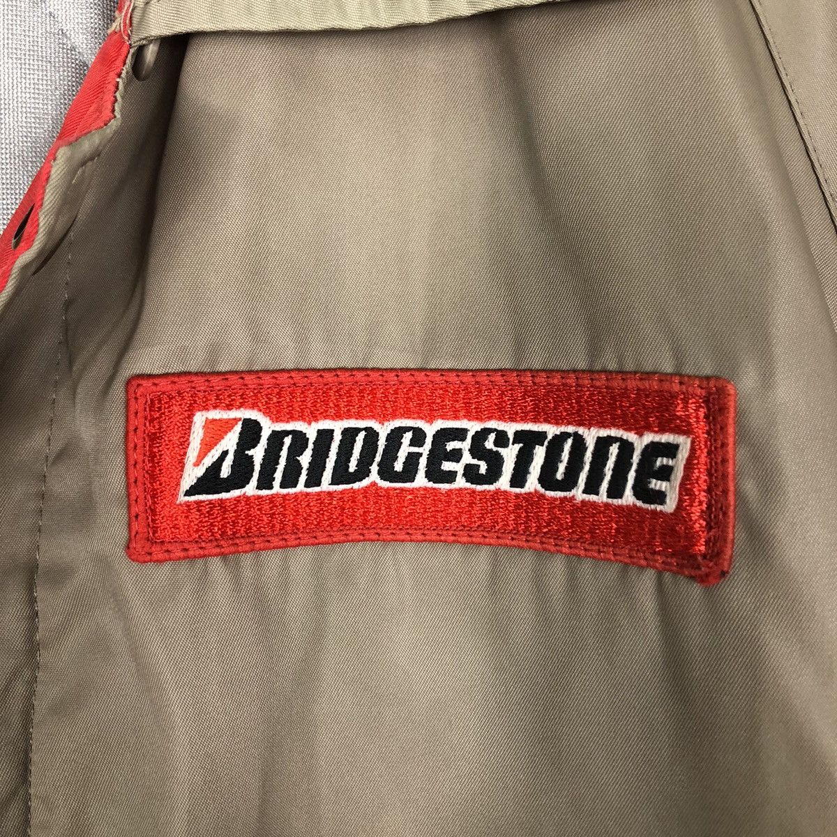 Vintage Ultimate Racing Bomber Jacket Bridgestone Big Logo SpellOut Size US M / EU 48-50 / 2 - 19 Thumbnail