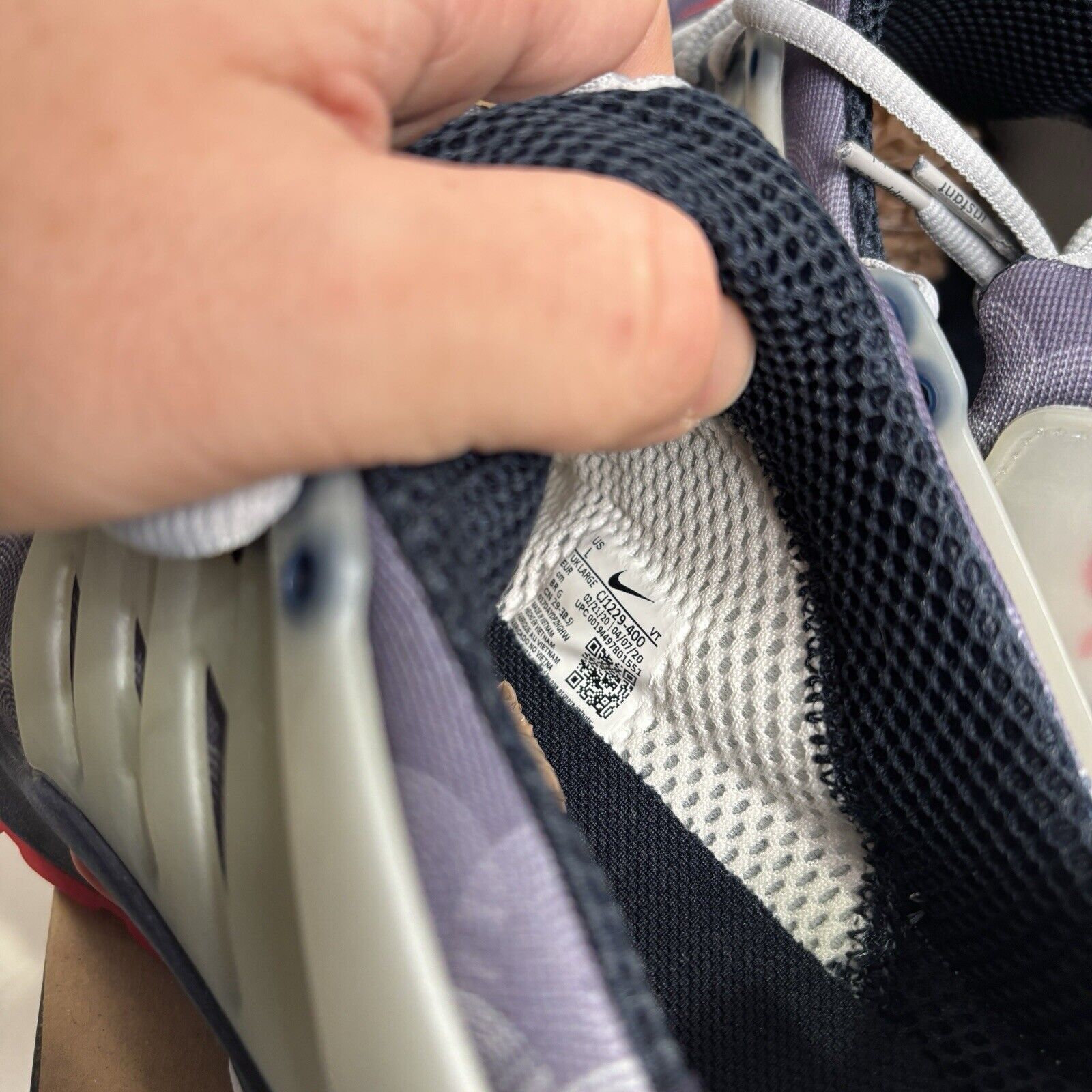 Nike Nike Shoes Air Presto “USA/Dark Obsidian Comet Red” 2024 Size US 12 / EU 45 - 7 Thumbnail
