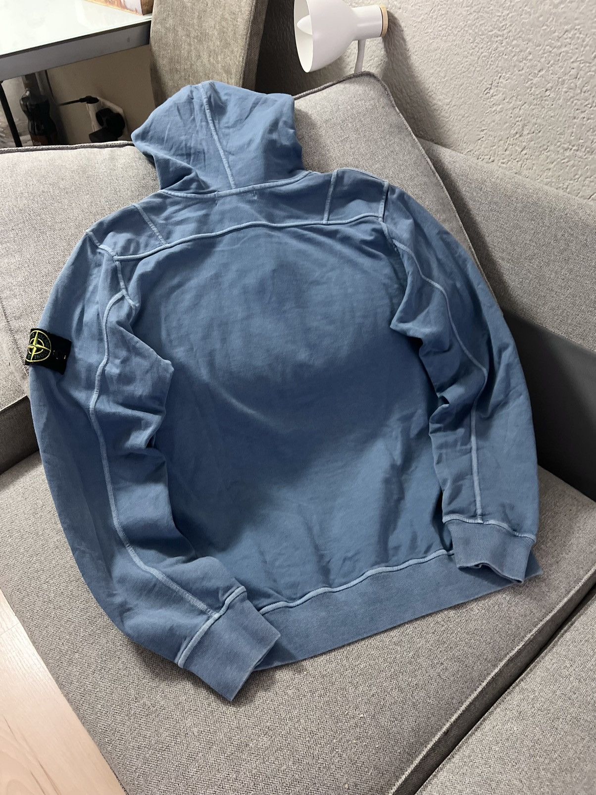Stone Island Stone Island Blue Hoodie Streetwear Y2K Size US XL / EU 56 / 4 - 12 Thumbnail