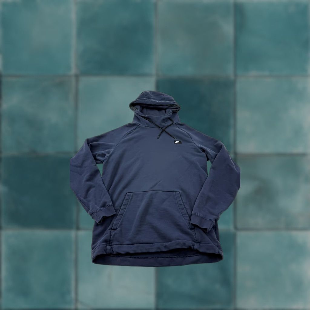Nike Nike Hoodie Mens Medium Blue Navy Pullover Fleece Sweatshirt Small Swoosh Logo Size US M / EU 48-50 / 2 - 1 Thumbnail
