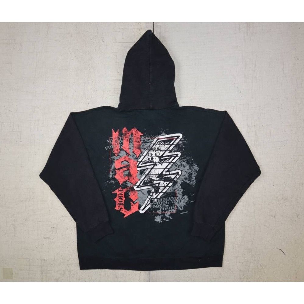 Vintage Vintage Y2K Mac Tools Black Zip Up Hoodie Graphic Lightning Size US L / EU 52-54 / 3 - 1 Thumbnail