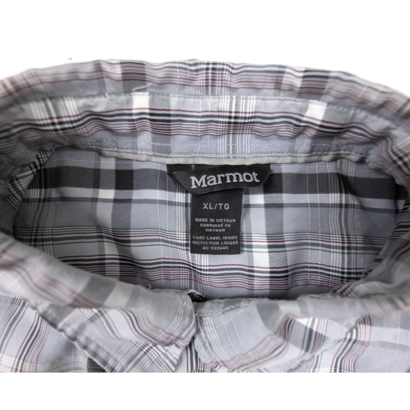 Marmot Marmot Shirt Men’s XL Button-Up Short Sleeve Plaid Gray Polyester Rayon Outdoors Casual Clothing Shirt Size US XL / EU 56 / 4 - 4 Thumbnail