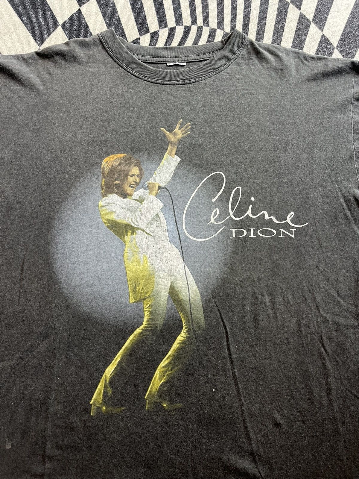 Band Tees Vintage Celine DION 1996’s Five Star Artist Tshirt Size US XL / EU 56 / 4 - 6 Thumbnail