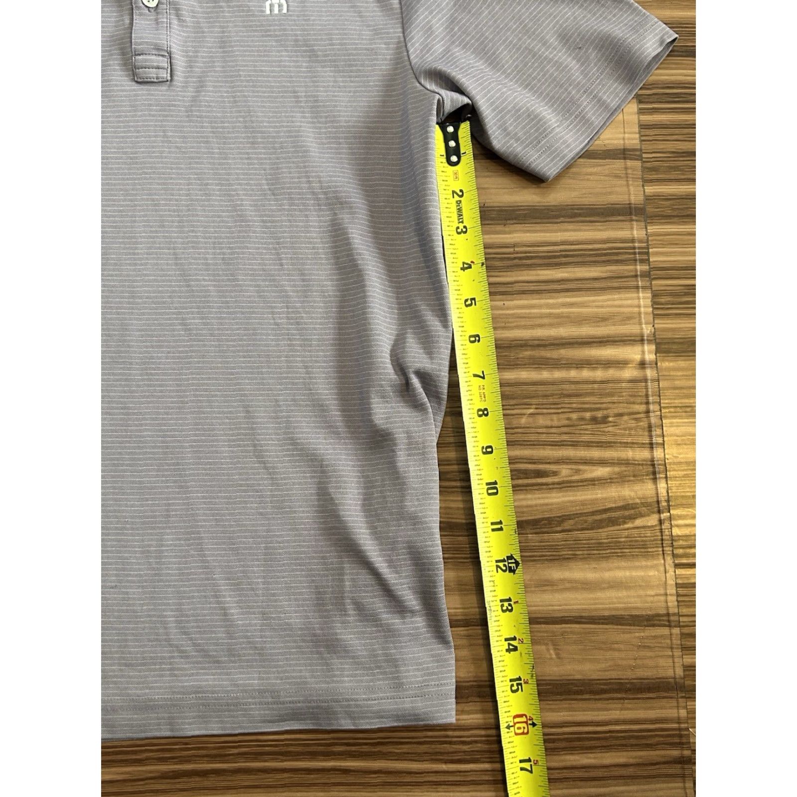 TravisMathew Travis Mathew Polo Shirt Mens Small Purple Golf Polo Short Sleeve Solid Mauve Knit Polyester Stretch Regular Fit Casual Size US S / EU 44-46 / 1 - 3 Thumbnail