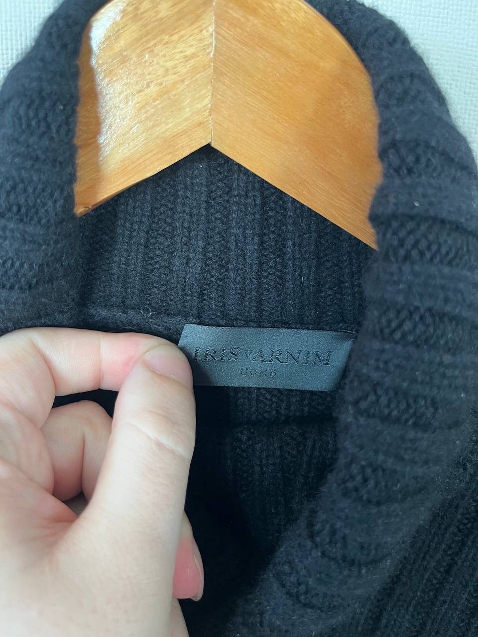 Iris von Arnim Iris von Arnim Cashmere Black Ribbed Turtleneck Sweater Size S / US 4 / IT 40 - 5 Thumbnail