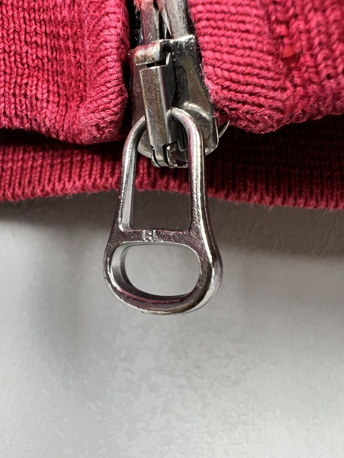 Polo Ralph Lauren × Vintage Rare Polo Ralph Lauren Lampo Zip Sweater Red Size US L / EU 52-54 / 3 - 8 Thumbnail