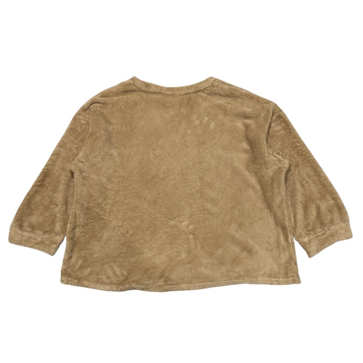 Cartoon Network GU Jerry Fluffy Sweatshirt 3XL Beige Embroidered Lounge Size US XXL / EU 58 / 5 - 4 Thumbnail