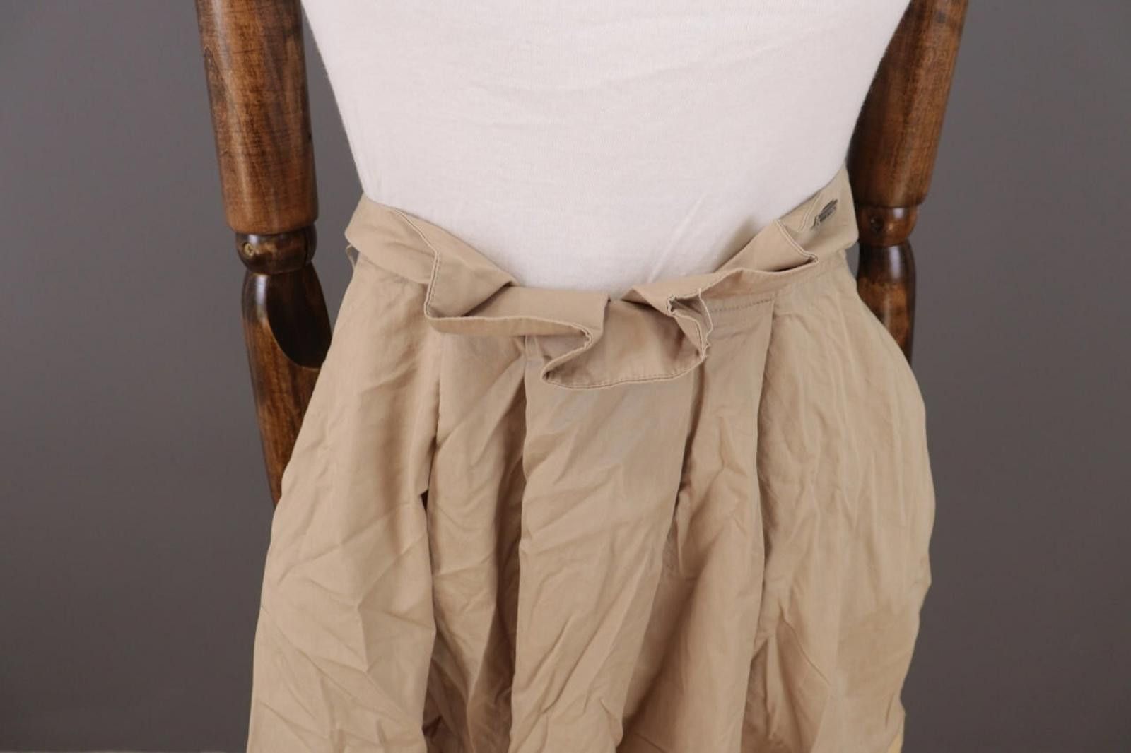 Designer Miss Sixty White/Beige Sleeveless A-Line Short Dress Size M Size M / US 6-8 / IT 42-44 - 4 Thumbnail