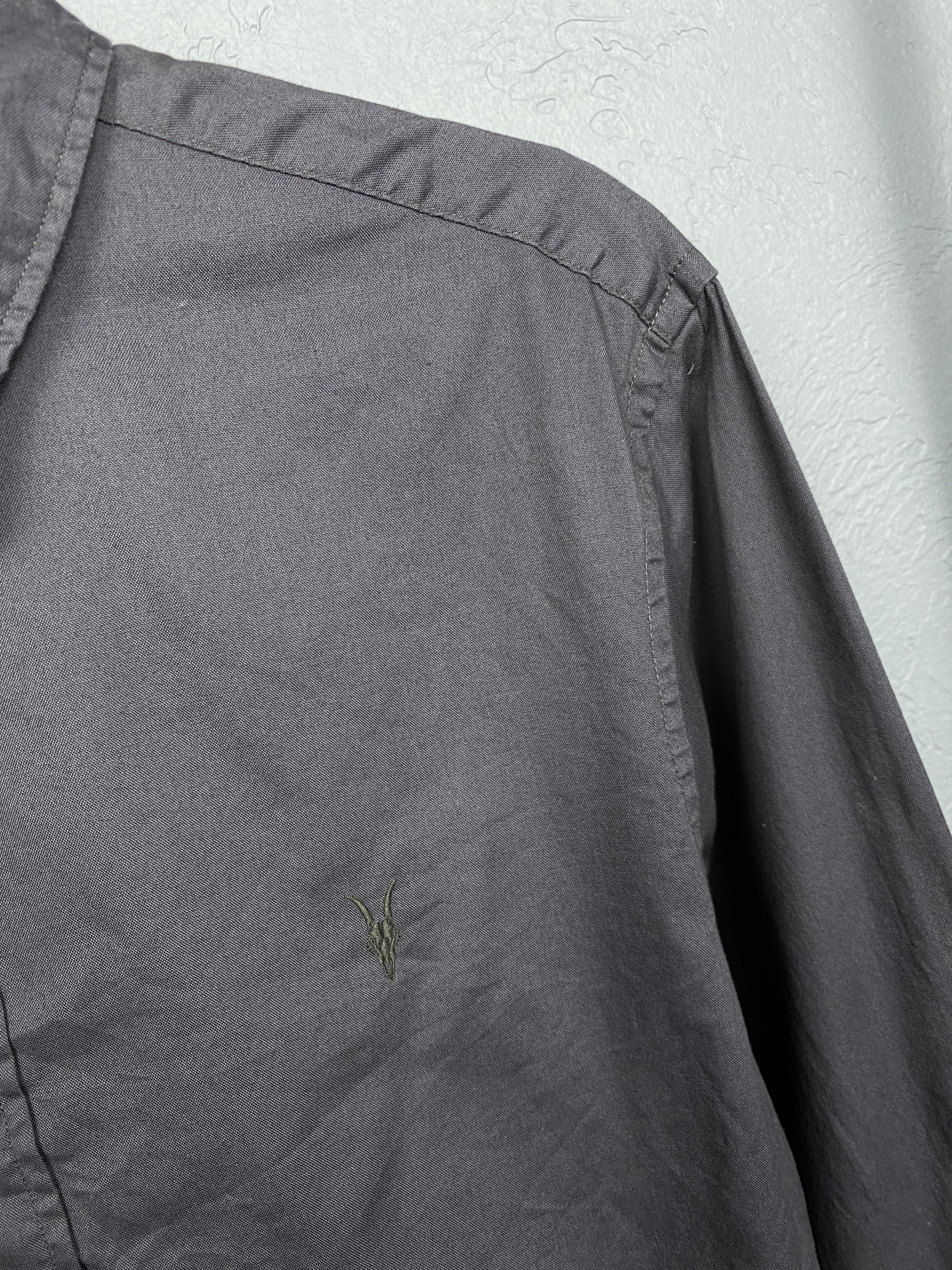 Allsaints Allsaints Vintage Mens Redondo Long Sleeve Shirt Size US M / EU 48-50 / 2 - 3 Thumbnail