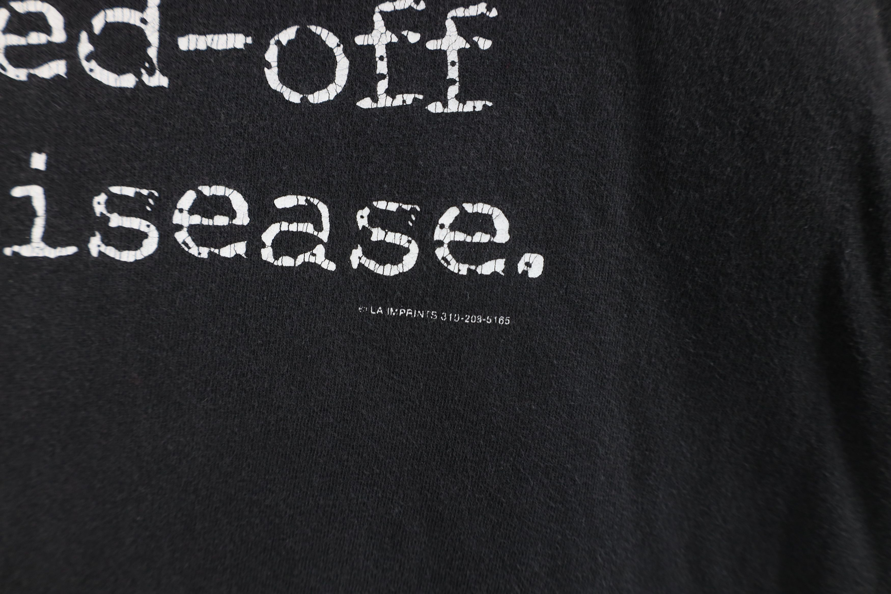 Vintage Vintage 90s Pissed Off Cow Disease Mad Cow T-Shirt Black USA Size US XL / EU 56 / 4 - 5 Thumbnail