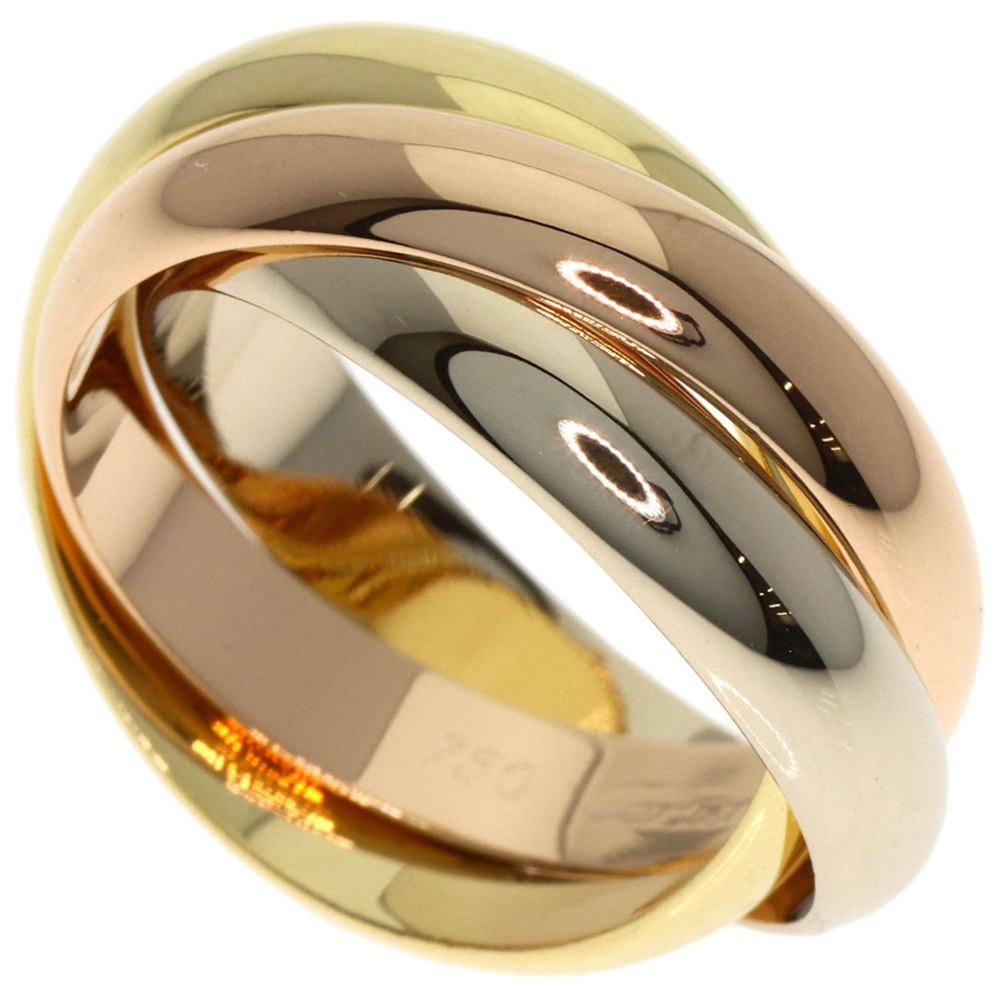 Cartier Cartier Trinity #51 Ring - 18K Yellow Gold/18K Pink White Gold Women's CARTIER Size ONE SIZE - 1 Thumbnail