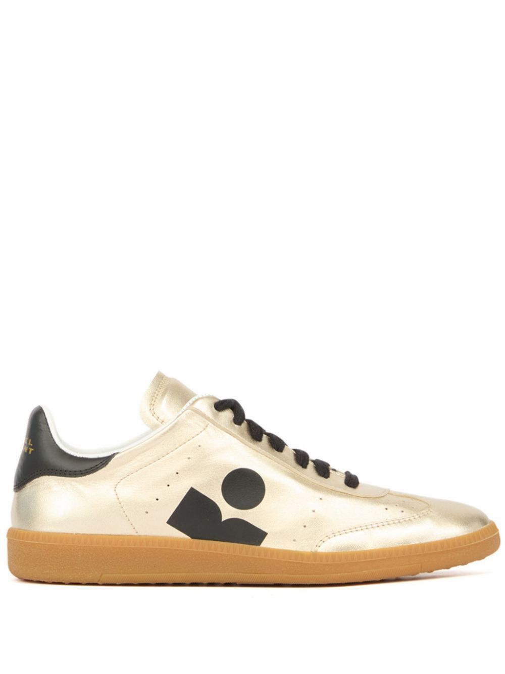 Isabel Marant METALLIC LEATHER KAYCEE SNEAKERS Size US 6 / IT 36 - 1 Thumbnail