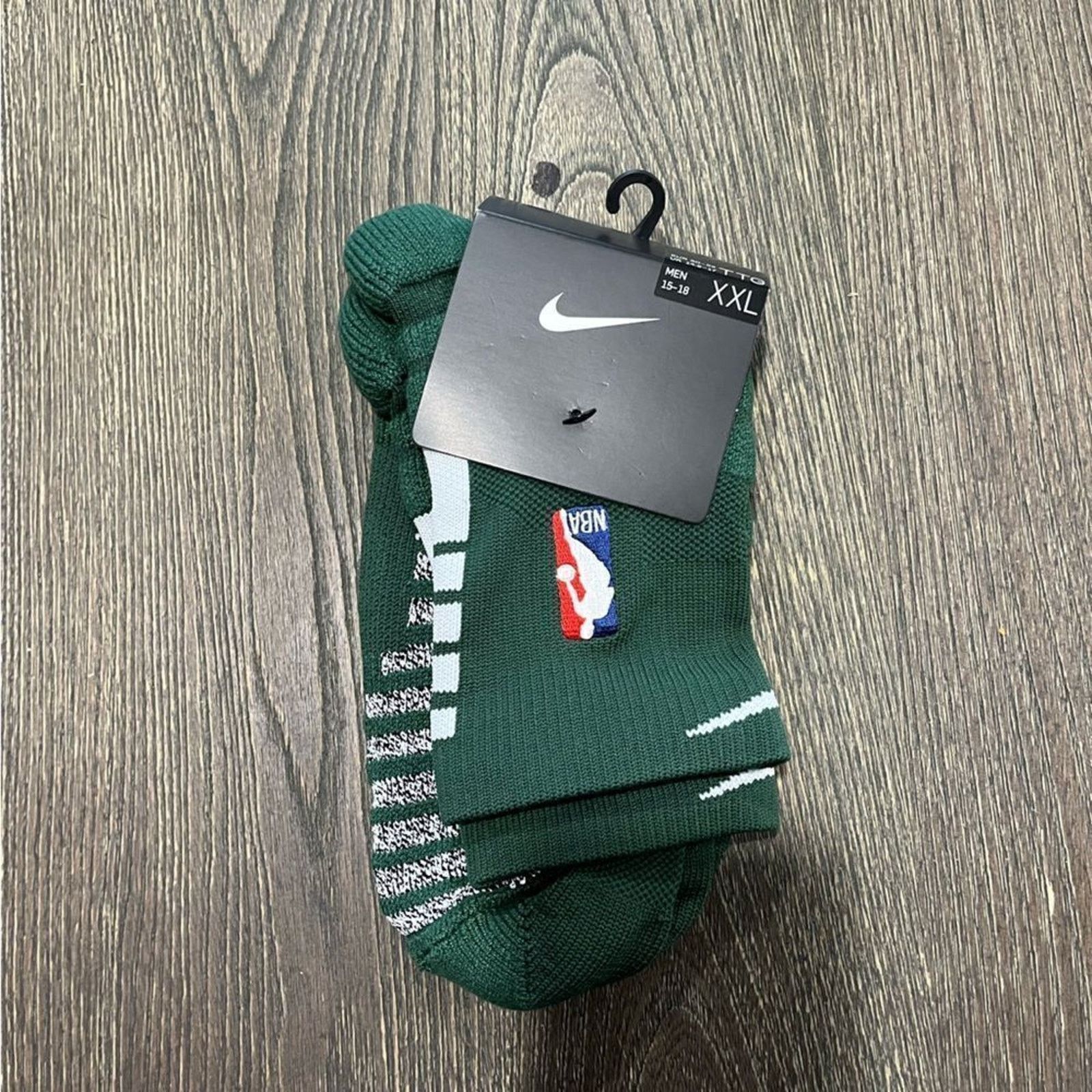 Nike NWT Nike Mens Swoosh NBA Authentic Team Issued Socks 2XL Size 38 - 1 Thumbnail