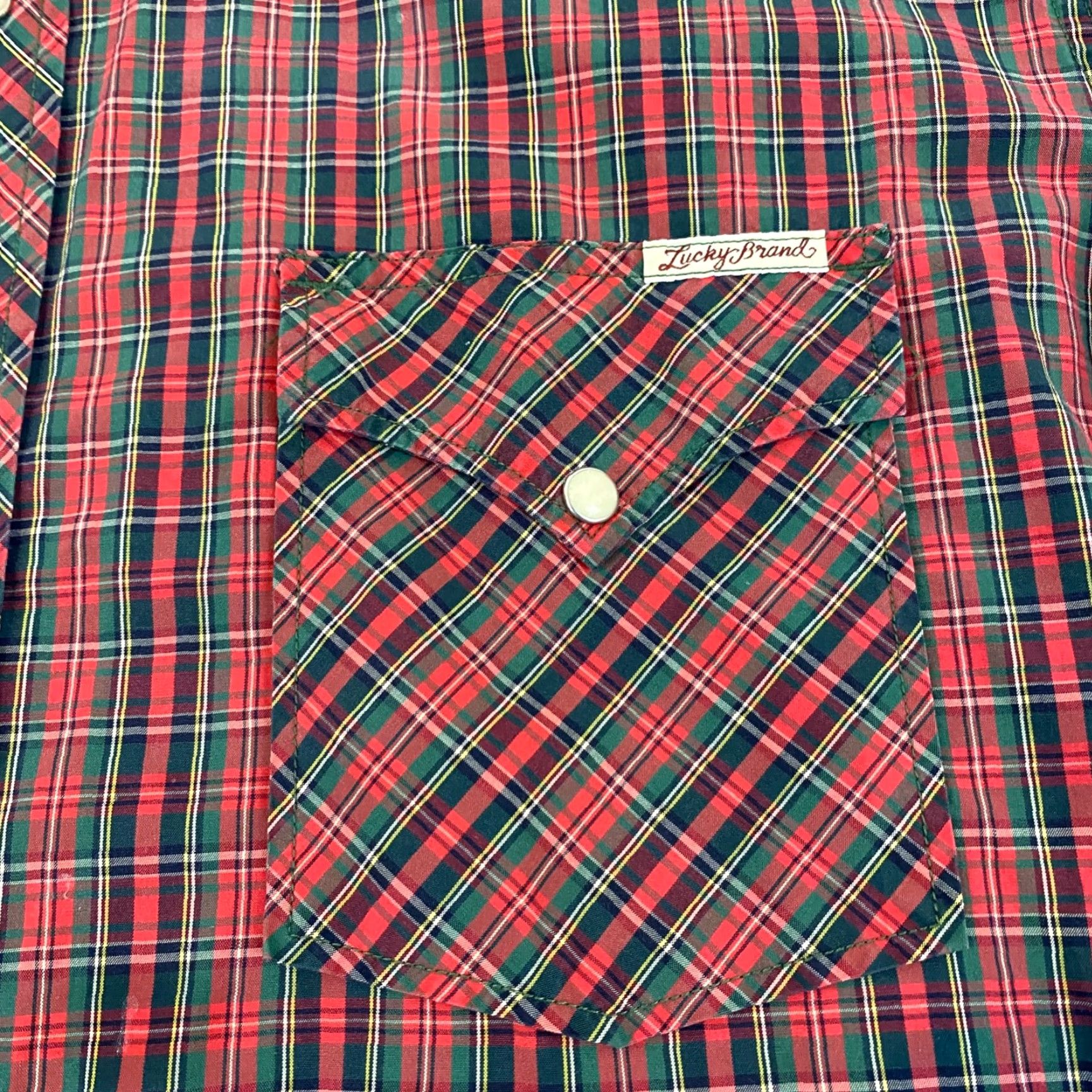Lucky Brand Lucky Brand Shirt Mens 2XL Multicolor Plaid Tartan Western Sportswear Pearl Snap Button-Up Mens Size US XXL / EU 58 / 5 - 3 Thumbnail