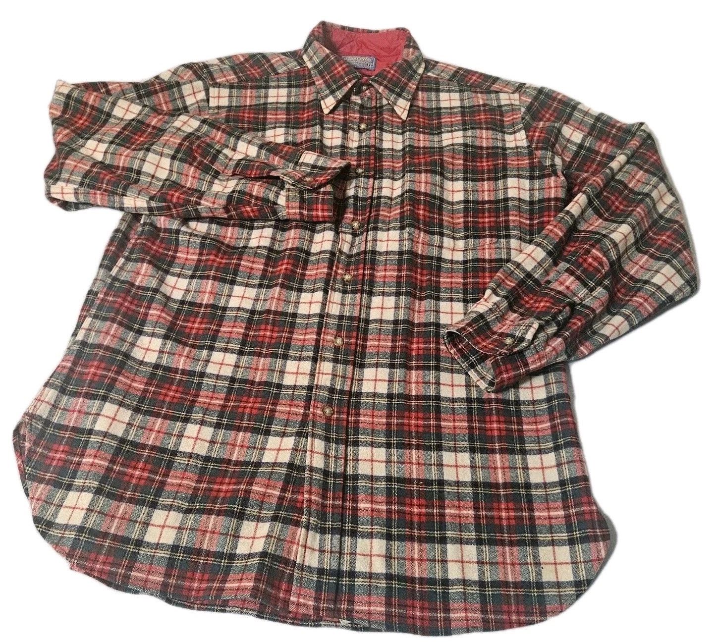 Pendleton 60s Pendleton Stewart TARTAN Shirt L Wool Flannel USA VTG Size US L / EU 52-54 / 3 - 2 Thumbnail