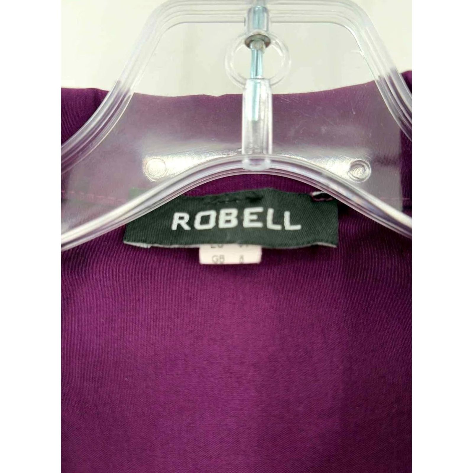 Vintage Pre-Owned Robell Purple Size 4 Button Jacket Size S / US 4 / IT 40 - 3 Thumbnail