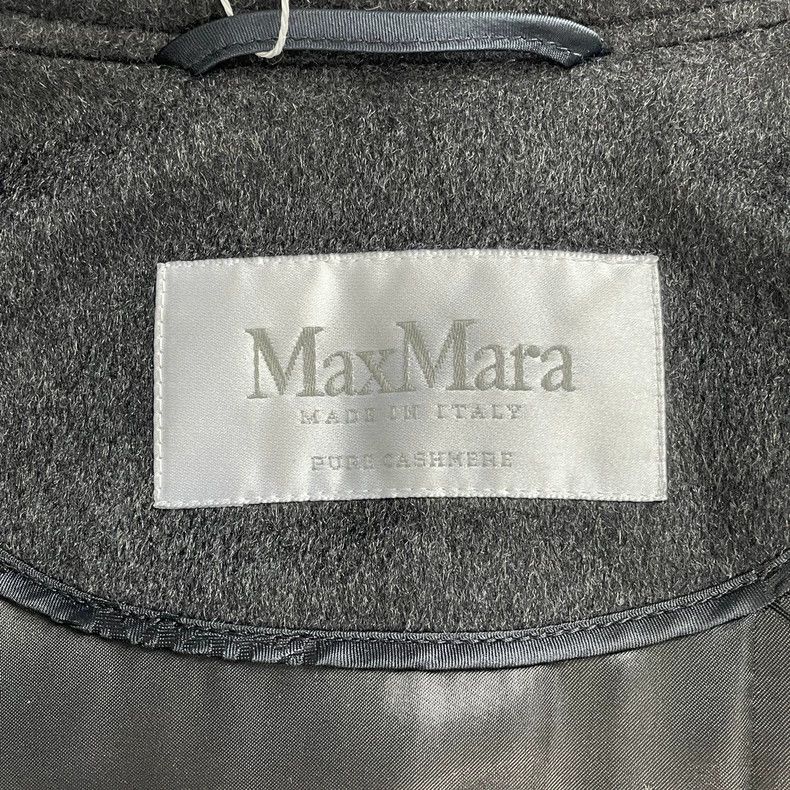 Max Mara Max Mara Solid single-breasted wool midi coat Size M / US 6-8 / IT 42-44 - 7 Thumbnail