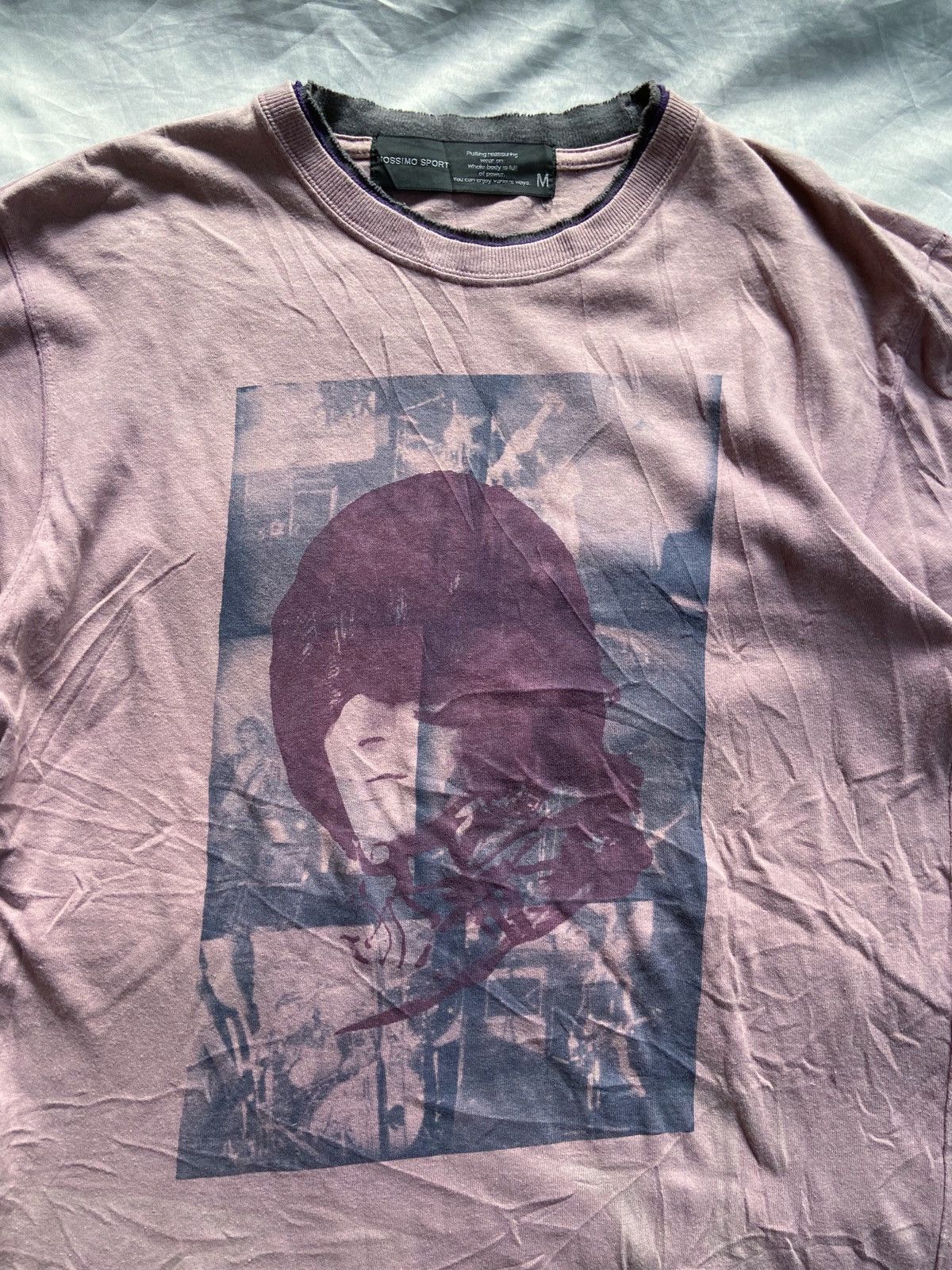 Japanese Brand MOSSIMO BAND SERIES DOUBLE LAYER TEE Size US L / EU 52-54 / 3 - 2 Thumbnail