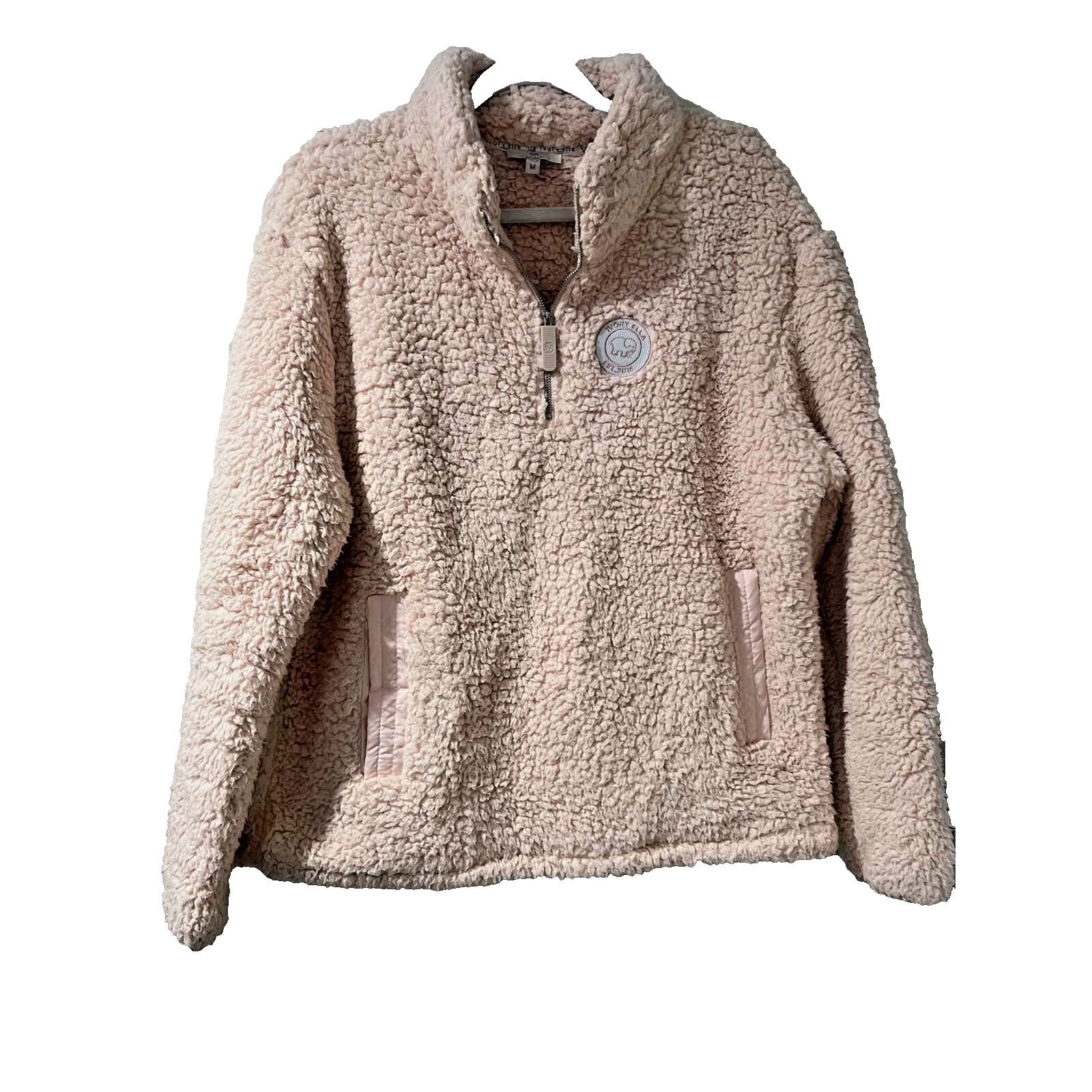 Alessandro Dell'acqua Ivory Ella Quarter Zip Sherpa Pullover Sepia Size M A001355 Size M / US 6-8 / IT 42-44 - 1 Thumbnail