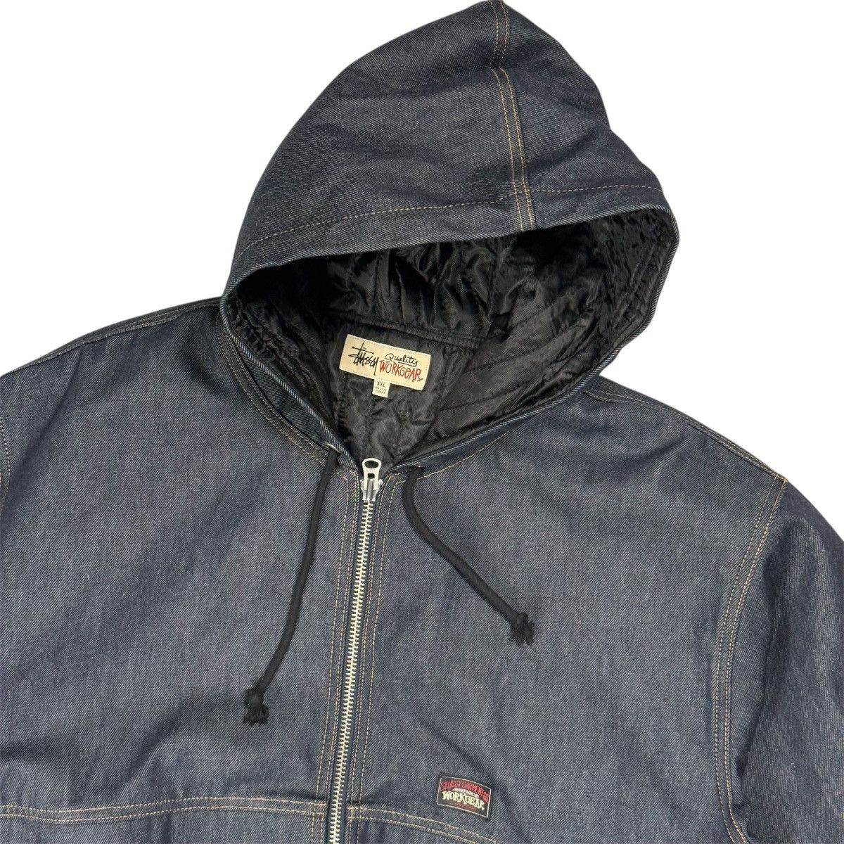Stussy Raw Denim Work Jacket. Size US XXL / EU 58 / 5 - 2 Thumbnail