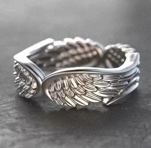 Other Angel Wings 2 Ring Size ONE SIZE - 1 Thumbnail