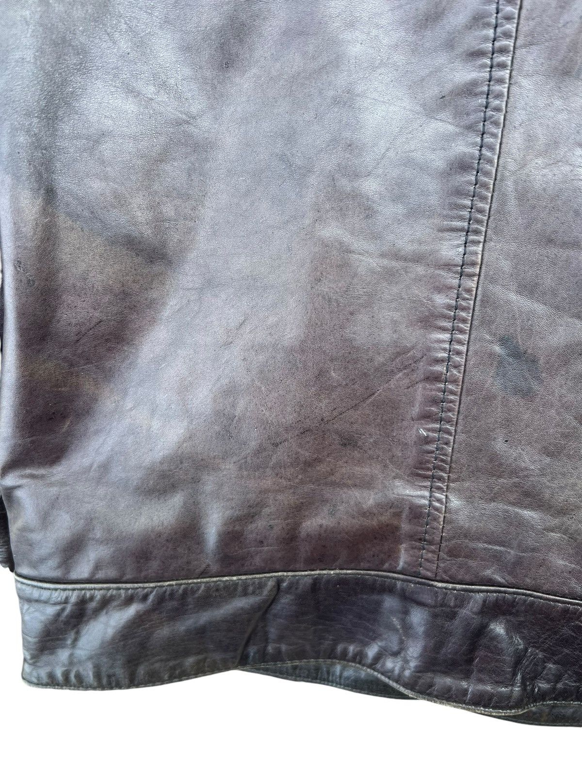 Leather Vintage HIDESIGN Fade Patina Leather Jacket Cropped Size US S / EU 44-46 / 1 - 19 Thumbnail