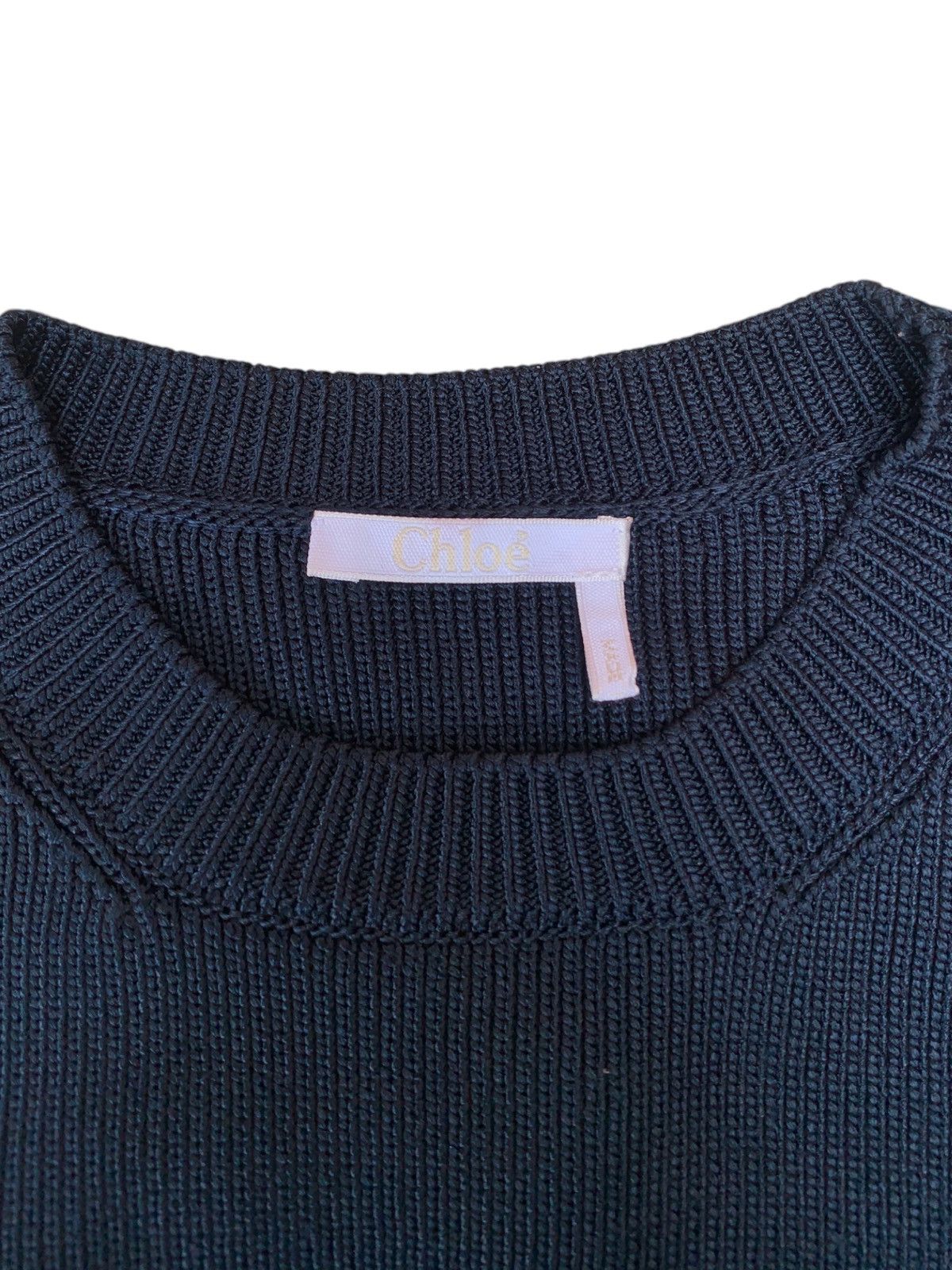 Chloe Chloe Italy navy sweatshirt Size XXS / US 00 / IT 34 - 8 Thumbnail