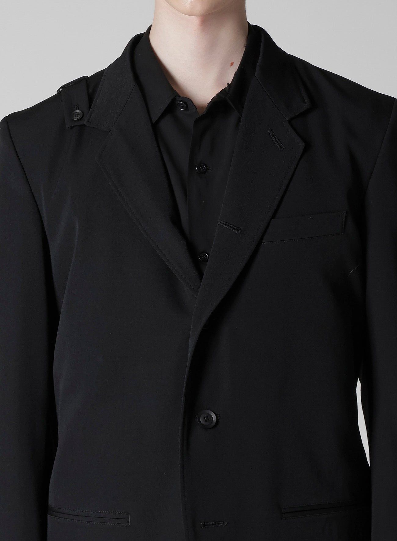 Yohji Yamamoto Yohji Yamamoto REGULATION GABARDINE 5BUTTONS JACKET BLAZER Size US L / EU 52-54 / 3 - 8 Thumbnail