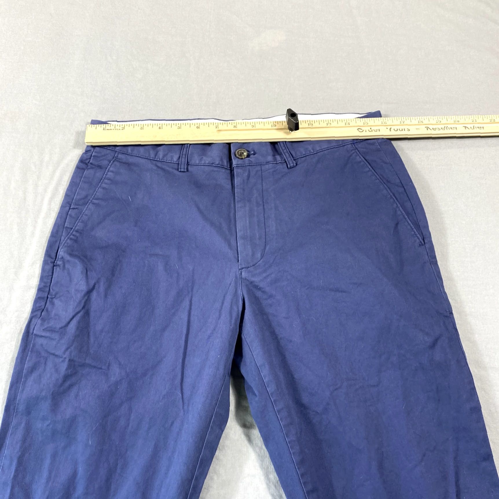 Club Monaco Club Monaco Pants Mens 32x31 Chino Slim Fit Blue Connor 90s Casual Straight Front Button Zip Petit Size US 32 / EU 48 - 5 Thumbnail