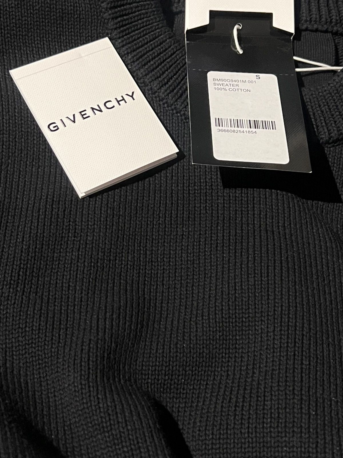 Givenchy Givenchy Logo Knit Sweater Black (S) — 100% Cotton — BNWT Size US S / EU 44-46 / 1 - 5 Thumbnail