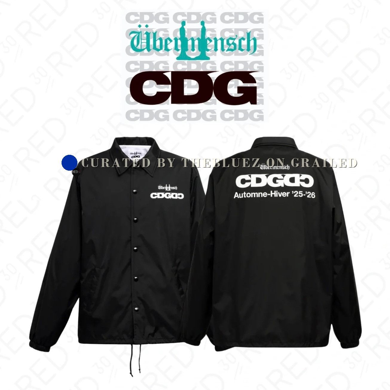 Comme des Garcons CDG x G-DRAGON Bangkok Limited Windbreaker Size US S / EU 44-46 / 1 - 1 Thumbnail