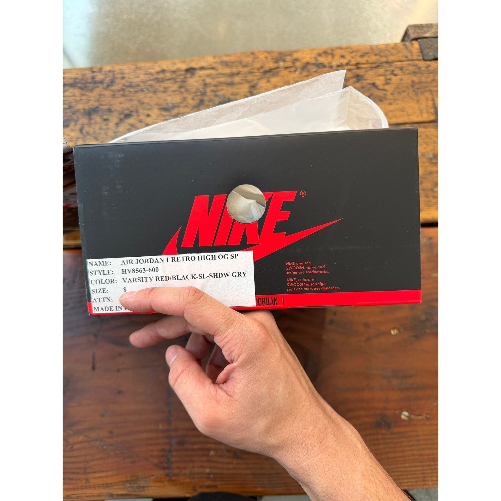 Jordan Brand × Union LA Union Jordan 1 Retro High OG SP Promo Sample Chicago Shadow Size US 8 / EU 41 - 14 Thumbnail