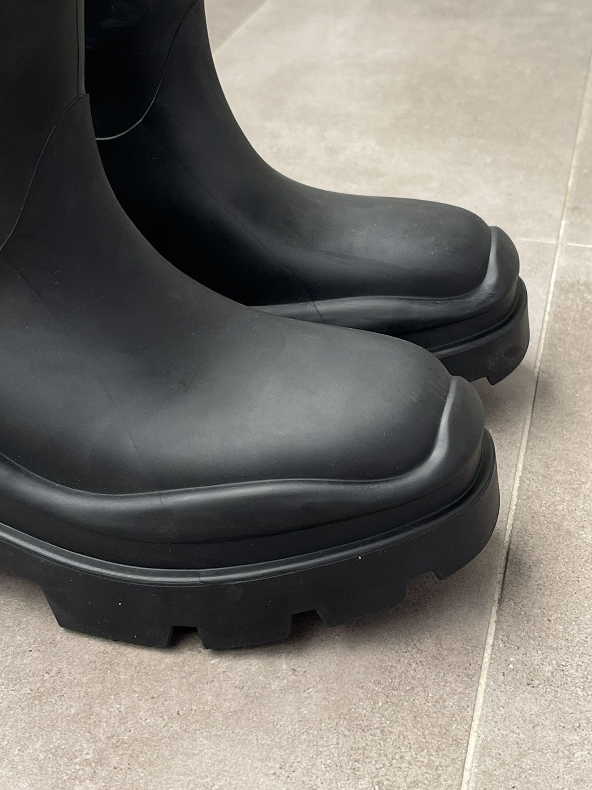 MSGM !DS! SS23 MSGM Scarpa Black Rubber Boots Size US 11 / EU 44 - 12 Thumbnail