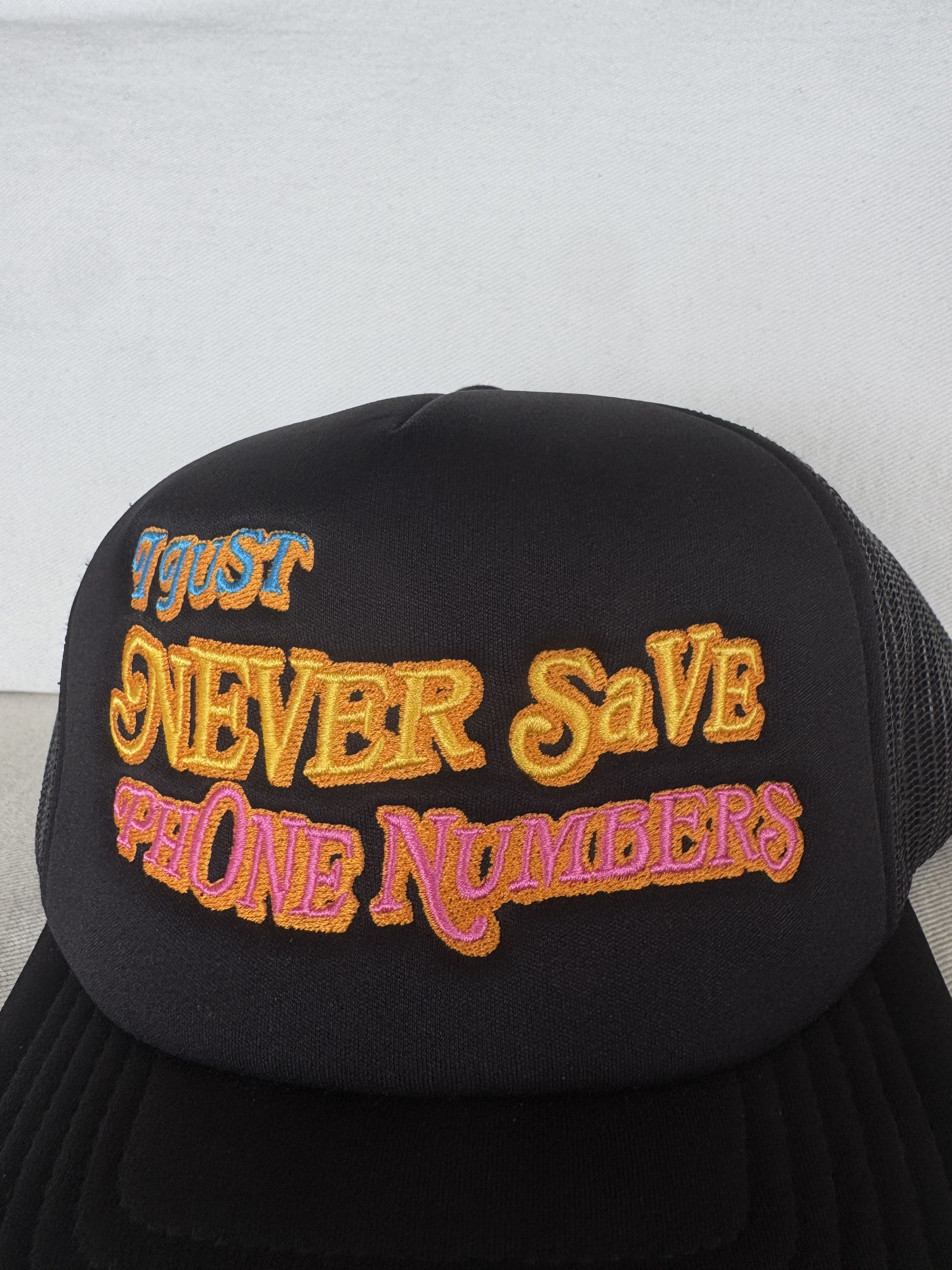 John Geiger 'Phone Numbers' Trucker Hat Size ONE SIZE - 2 Thumbnail