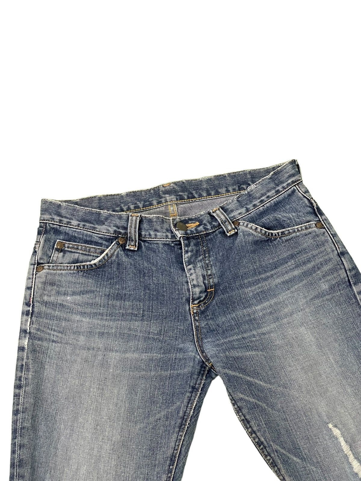 Lee Flare Jeans Lee Japan Distress Low Rise Boot Cut 8🟦6 Size US 31 - 8 Thumbnail