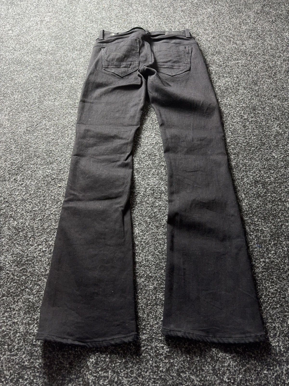 G-Star Y2K Avant Garde 00s G-Star RAW Midge Mid Bootcut Black Jeans Size 28" / US 6 / IT 42 - 13 Thumbnail